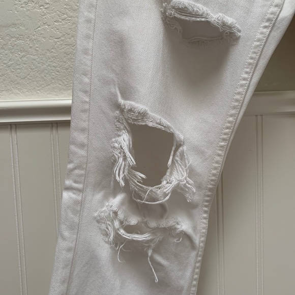 Rag & Bone White Relax Fit Distressed Jean - Picture 3 of 15